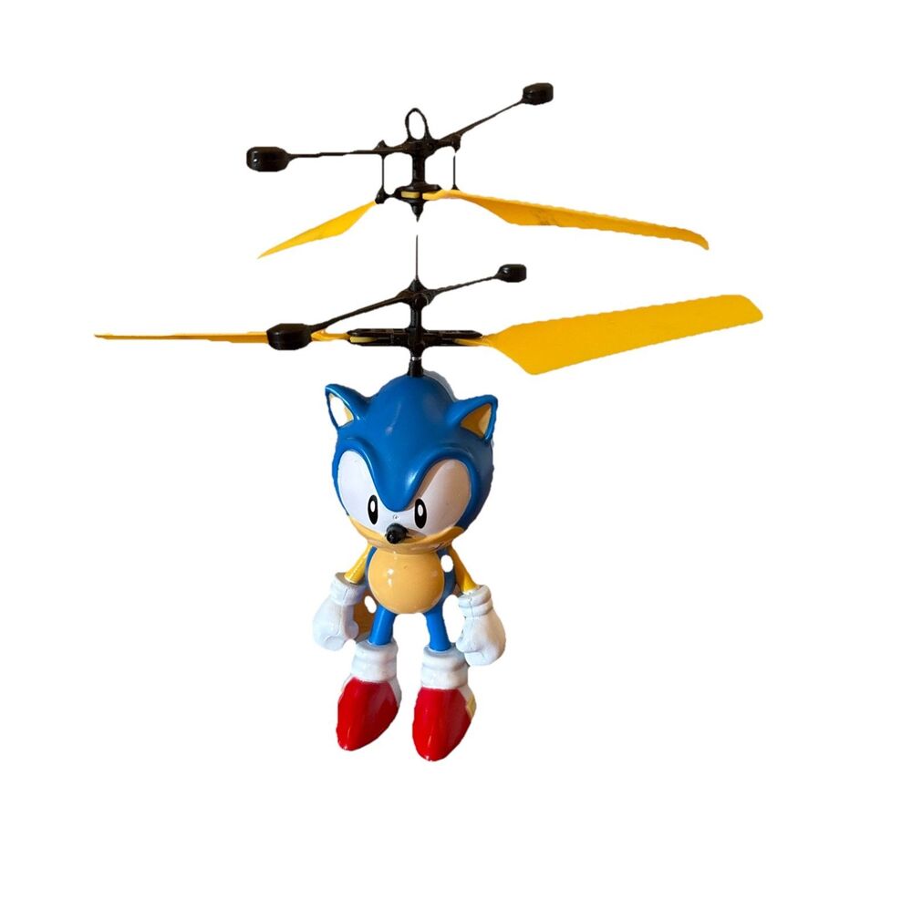 NO REMOTE/CHARGER Sonic The Hedgehog Sonic Heli-Drone Flyer Classic SEGA